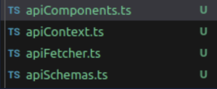 list of .ts files