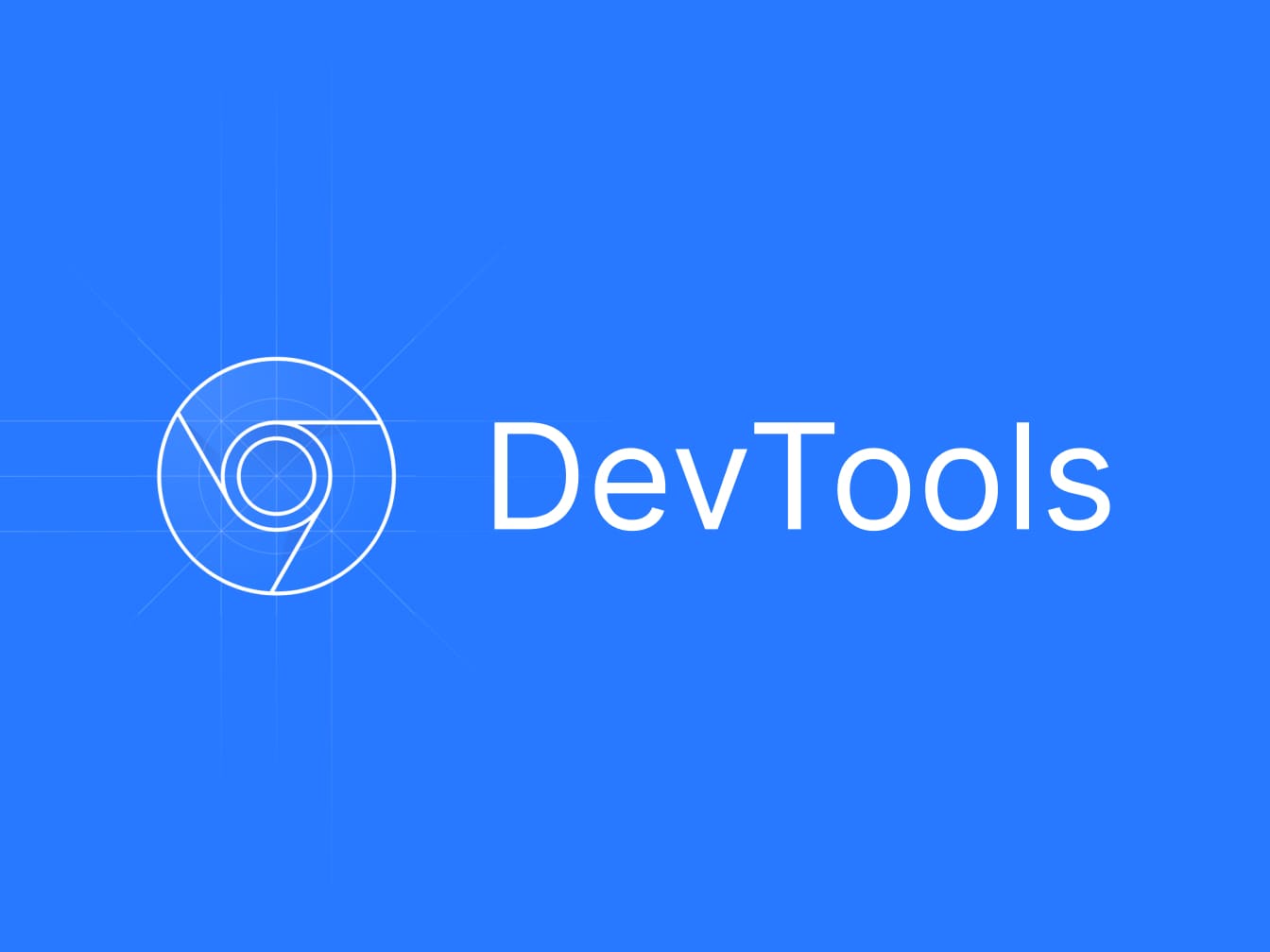 Google DevTools logo on a blue background